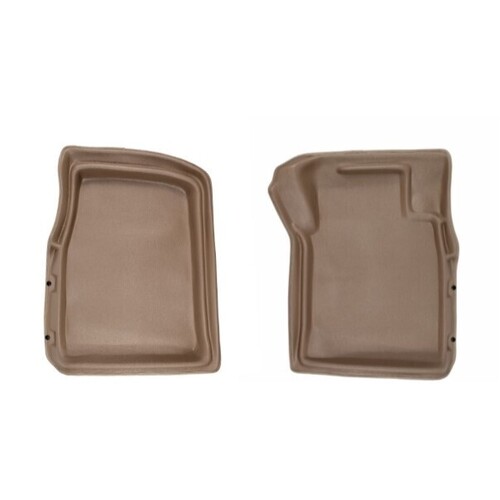 Sandgrabba Mats To Suit Mitsubishi Triton MR Club Cab Four Door Utility 2018 - ON  Beige Floor Automatic Front Only
