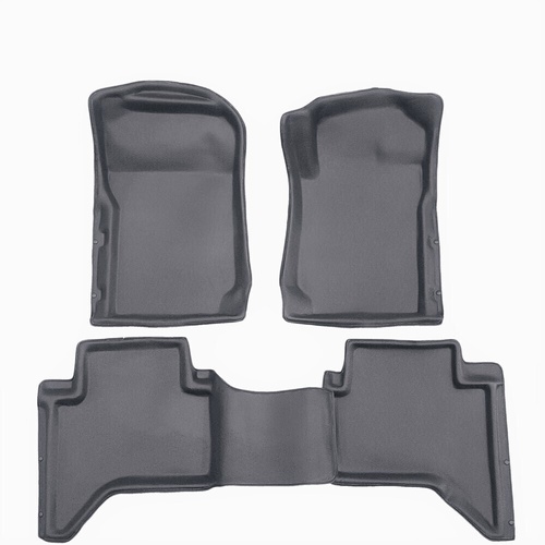 Sandgrabba Mats To Suit Toyota Landcruiser 60 61 62 Series 3/4 BS Five Door Wagon 1980-1990 Grey Floor Manual Front And Rear