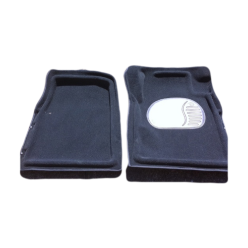 Trap Mats Carpet To Suit Isuzu DMAX Dual Cab Four Door Utility 2008-2012 Black Floor Automatic Front Only